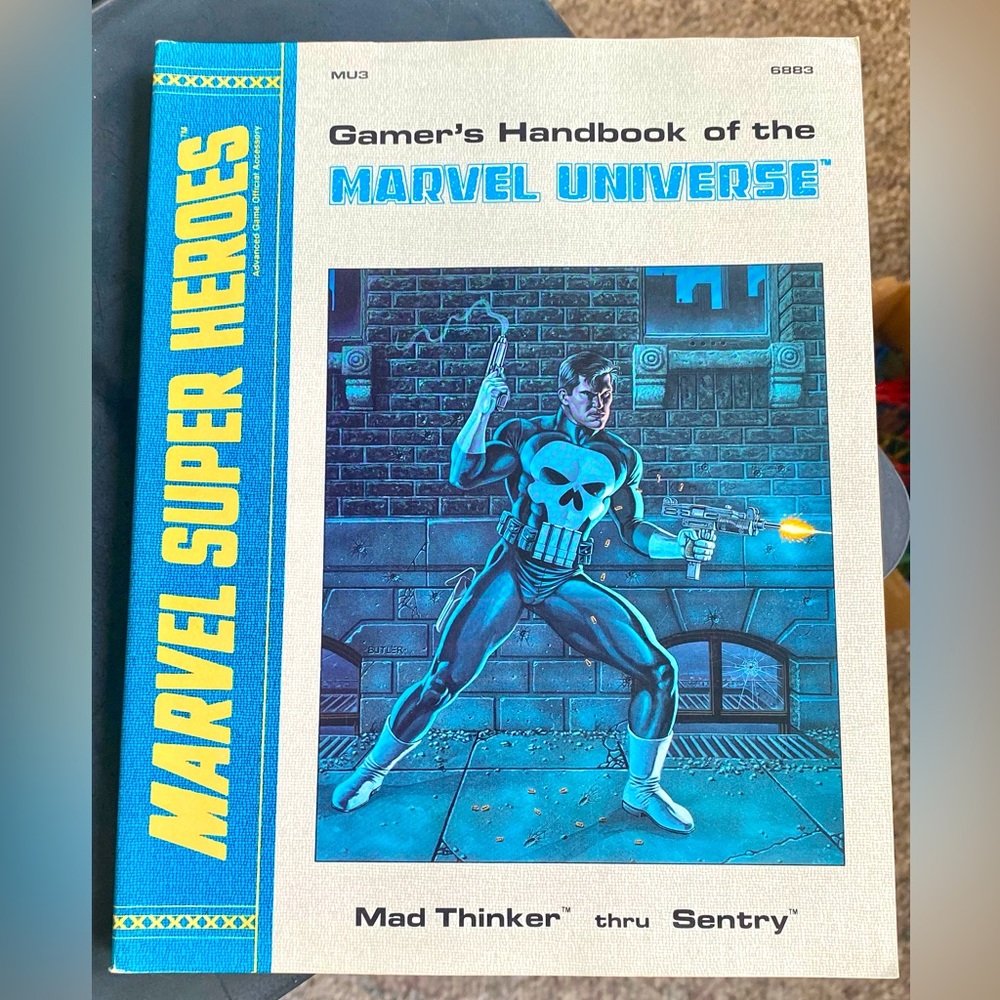 Gamers Handbook Of The Marvel Universe M-S - MU3 - TSR 6883 - VG